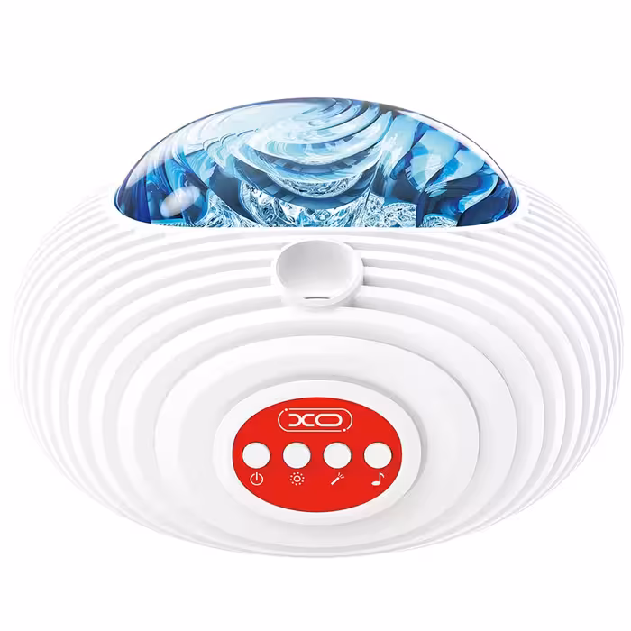 چراغ پروژکتور ستاره و کهکشان مجازی و اسپیکر بلوتوثی رومیزی شارژی ایکس او YH12