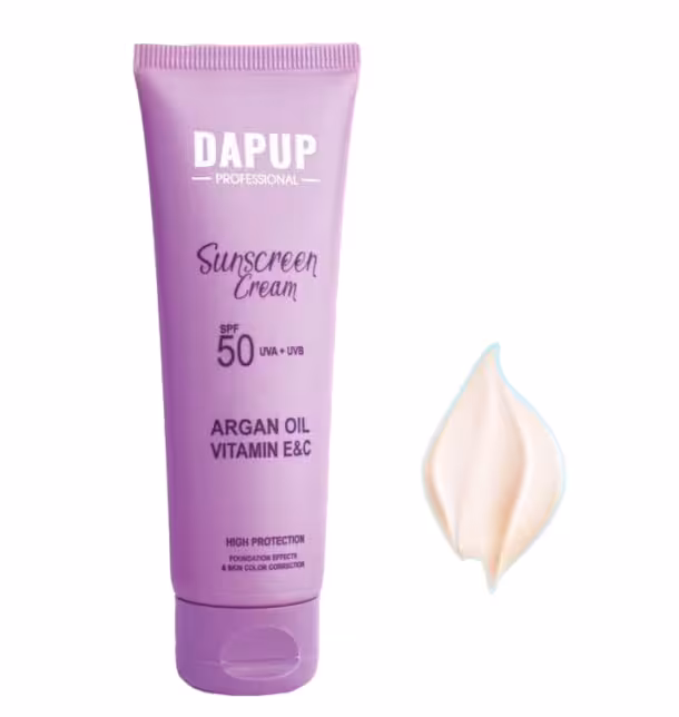 کرم ضدآفتاب دپاپ spf50 حاوی روغن آرگان شماره 1