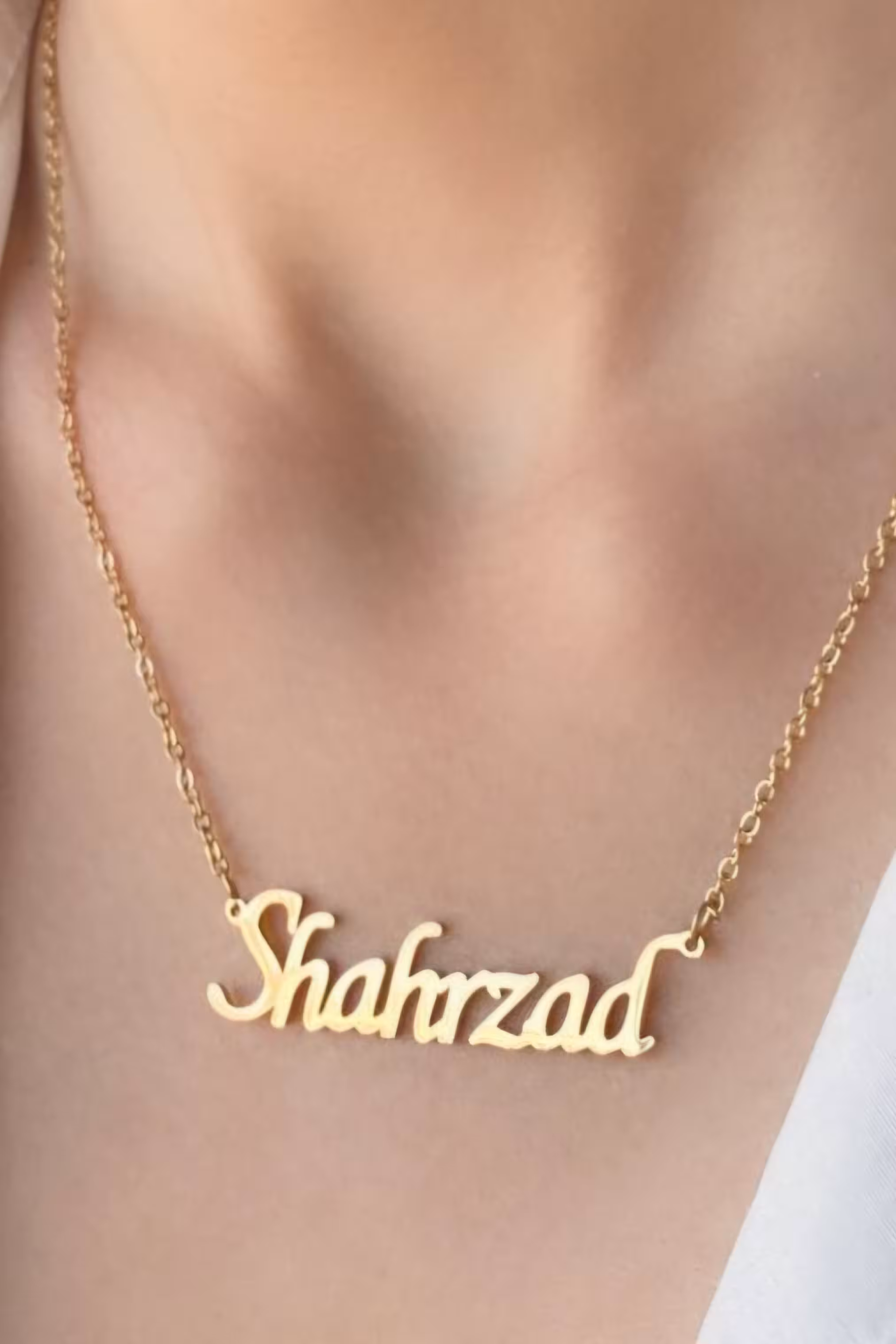گردنبند استیل مدل اسم شهرزاد