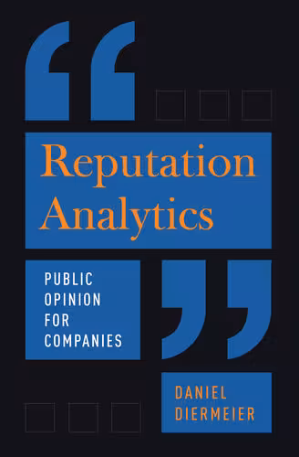 خرید و دانلود نسخه کامل کتاب Reputation Analytics: Public Opinion for Companies