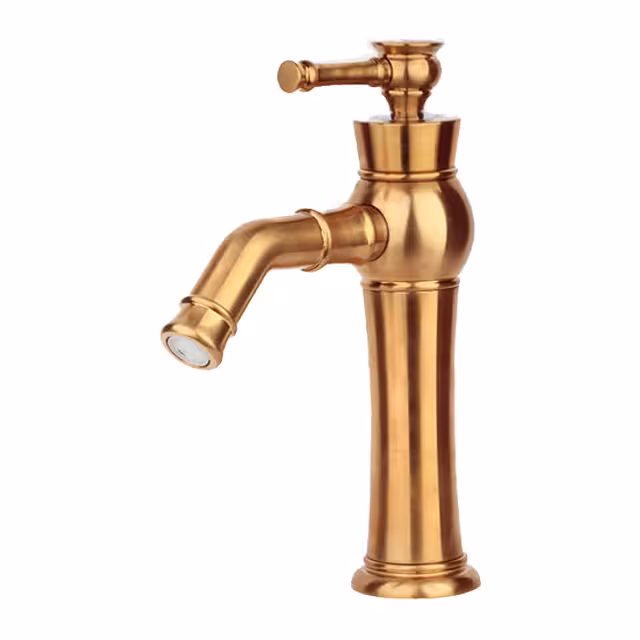 شیر روشویی راسان مدل الیزه رزگلد