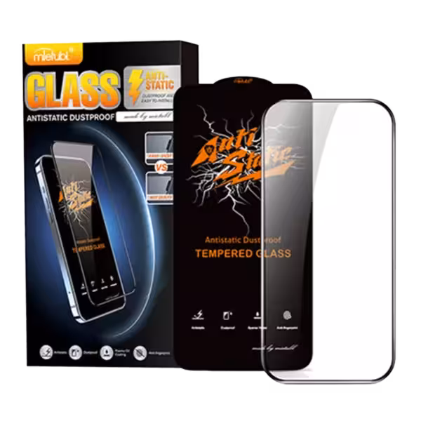 قیمت گلس گوشی اپل IPhone 16 pro max میتوبل مدل آنتی استاتیک