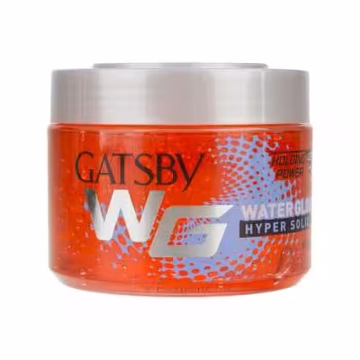 ژل حالت دهنده مو گتسبی Gatsby مدل Hyper Solid ظرفیت 300 گرم