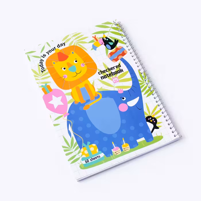 دفتر شطرنجی شیر و فیل نهال