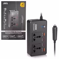 مبدل اینورتر برق خودرو فندکی به شارژر و برق 220ولت 200 وات JBQ pulse drive