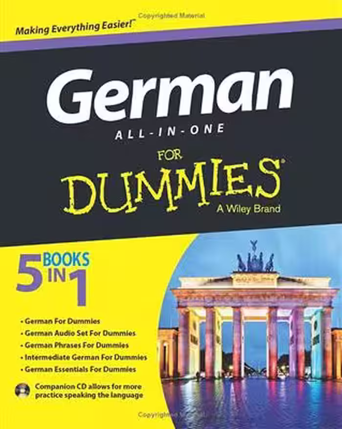 دانلود کتاب German All-in-One For Dummies, with MP3