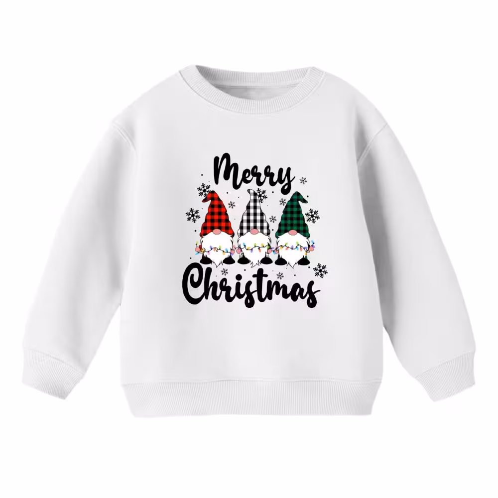 سویشرت بچگانه مدل بابانوئل کریسمس کد 52 رنگ سفید