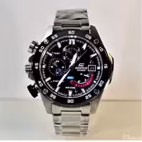 CASIO Edifice EFR-558 775KSJ ژاپن ادیفایس 4 موتوره کرنوگراف *** فول استیل *** موتور بسیار قدرتمند *** کیفیت  AAA