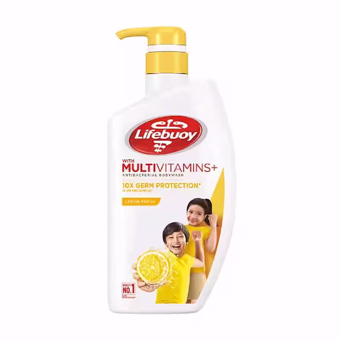 شامپو بدن لایفبوی لیمو 1لیتری Lifebuoy Anti-bacterial Body Wash Lemon