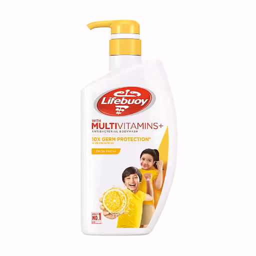 شامپو بدن لایفبوی لیمو 1لیتری Lifebuoy Anti-bacterial Body Wash Lemon