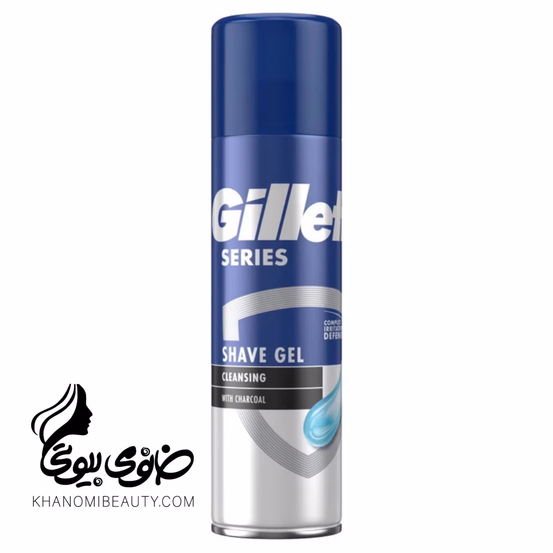 ژل اصلاح 200 میل ژیلت Gillette Series Shave Gel Cleansing with Charcoal