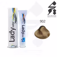 رنگ مو لیدی کالر Lady color شماره 902 حجم 100 میلی لیتر رنگ بلوند زیتونی فوق العاده روشن