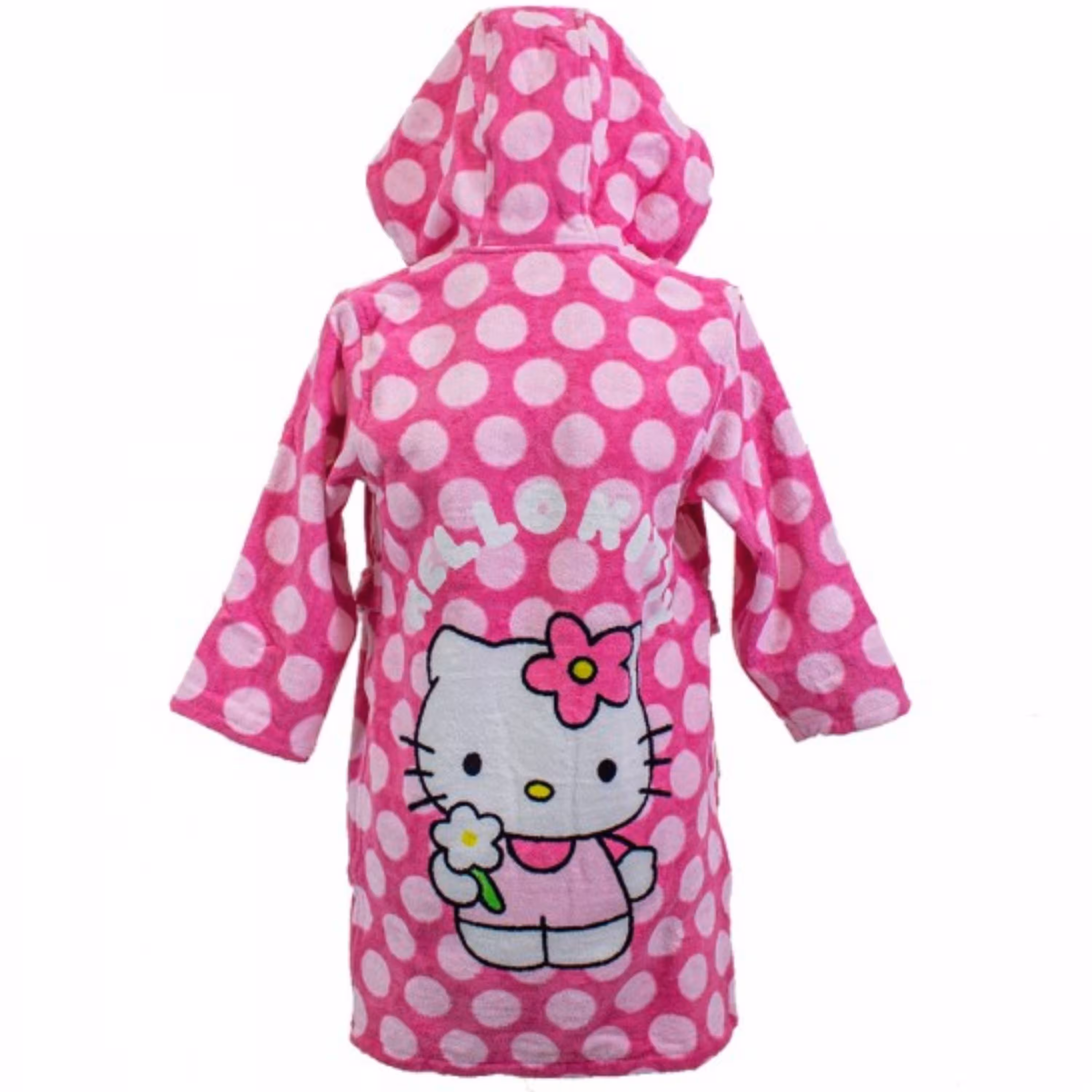 حوله تنپوش کودک پودایران طرح کیتی صورتی سایز 90 (100درصد پنبه)ضدحساسیت و باکتری 