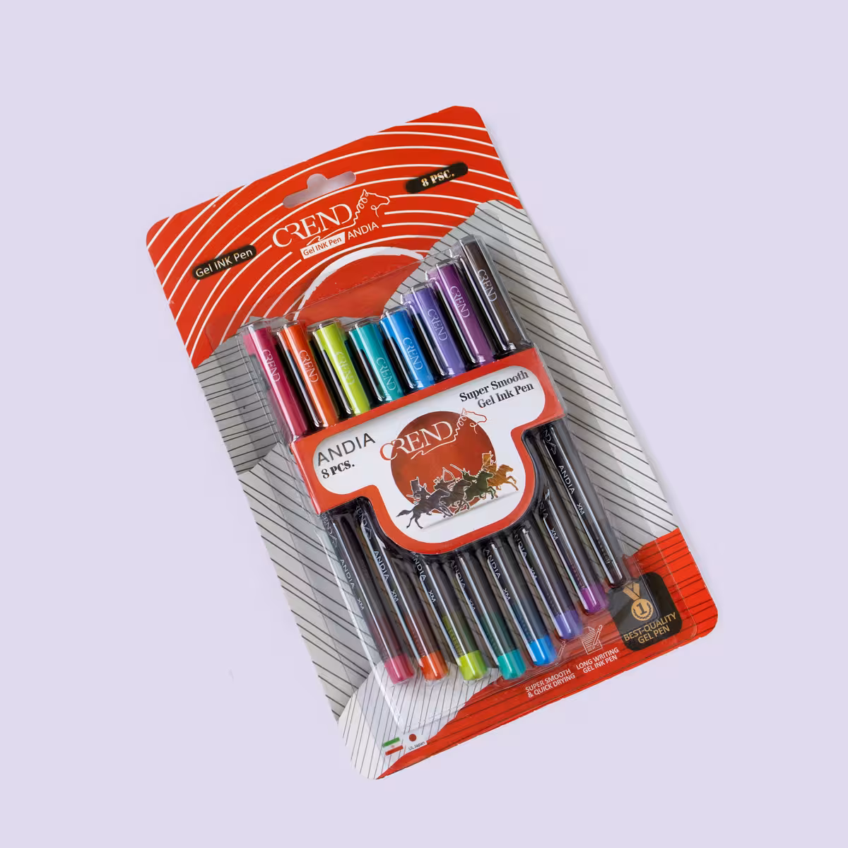 خودکار بسته ای 8 رنگ کرند (CREND)