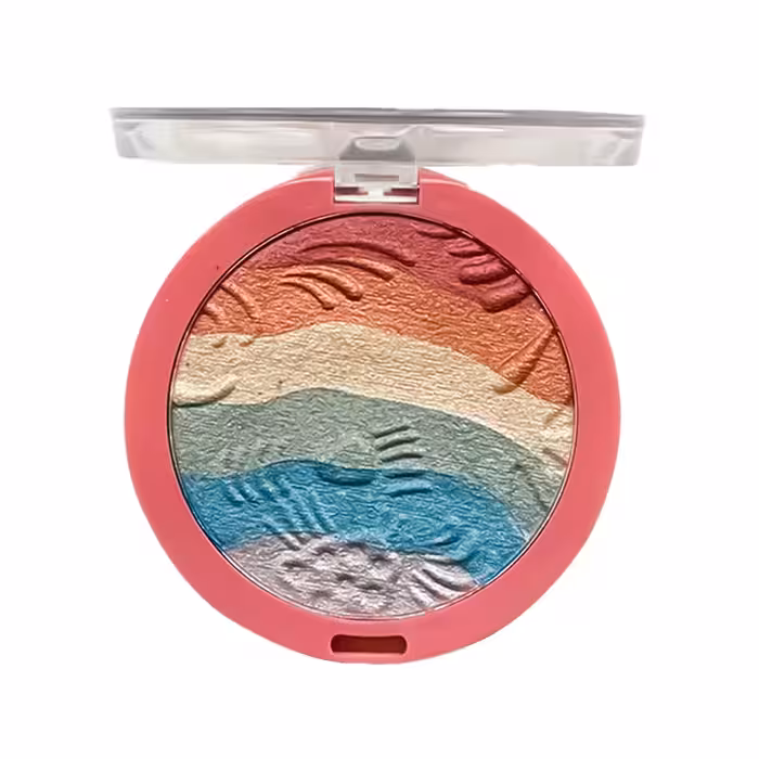 پالت هایلایتر رنگین کمانی Candy Cosmetics