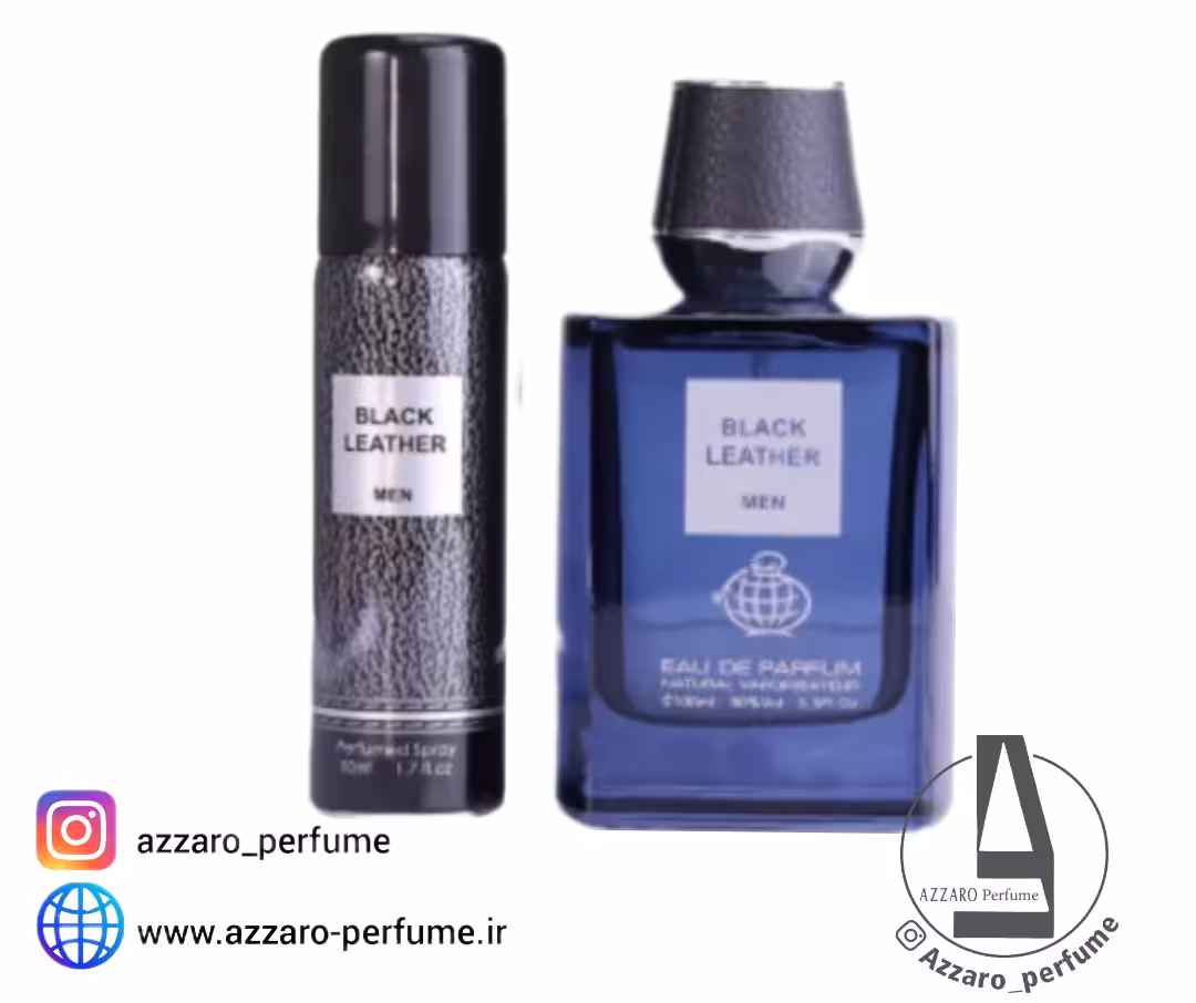 ادکلن مردانه فراگرنس ورد با اسپری Black Leather رایحه کرید اونتوس حجم 100 میل