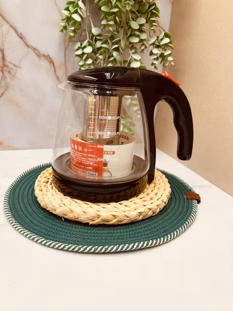 .قوری چای ساز پیرکس 1300میل – A138B