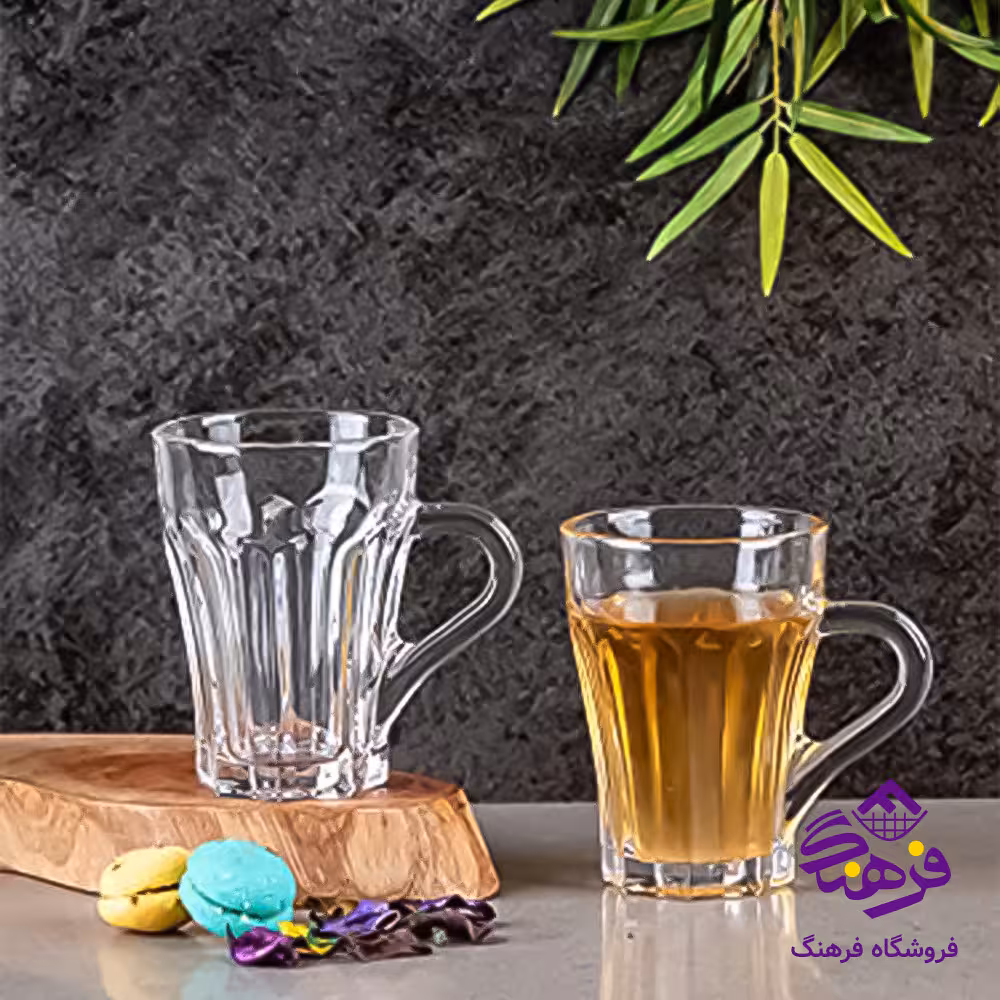 نیم لیوان رولکس دسته دار فله کاوه (36عددی)