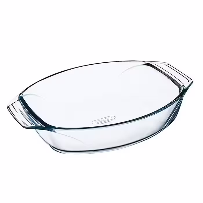 تابه بیضی پیرکس فرانسه سری رسیستیبل سایز 24*35 کد 411