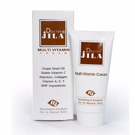 کرم مرطوب کننده مولتی ویتامین دکتر ژیلا