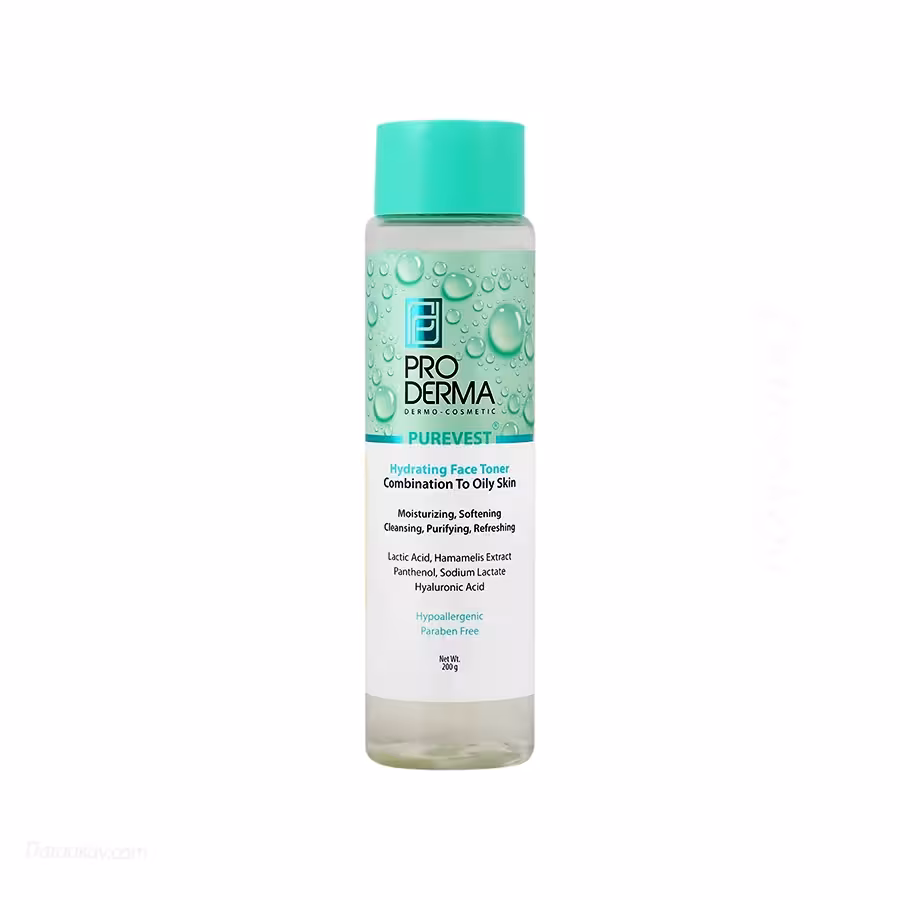 قیمت و خرید تونر آبرسان پوست چرب پیور وست پرودرما 200ml