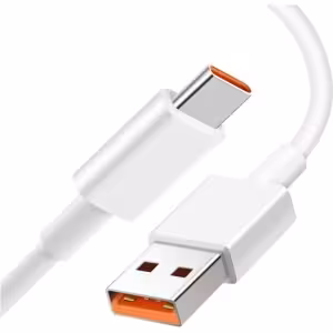 کابل تبدیل USB به USB-C مدل 6A Turbo طول 1 متر