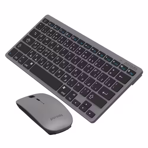کیبورد و موس بی سیم پرودو مدل Porodo btkbmco