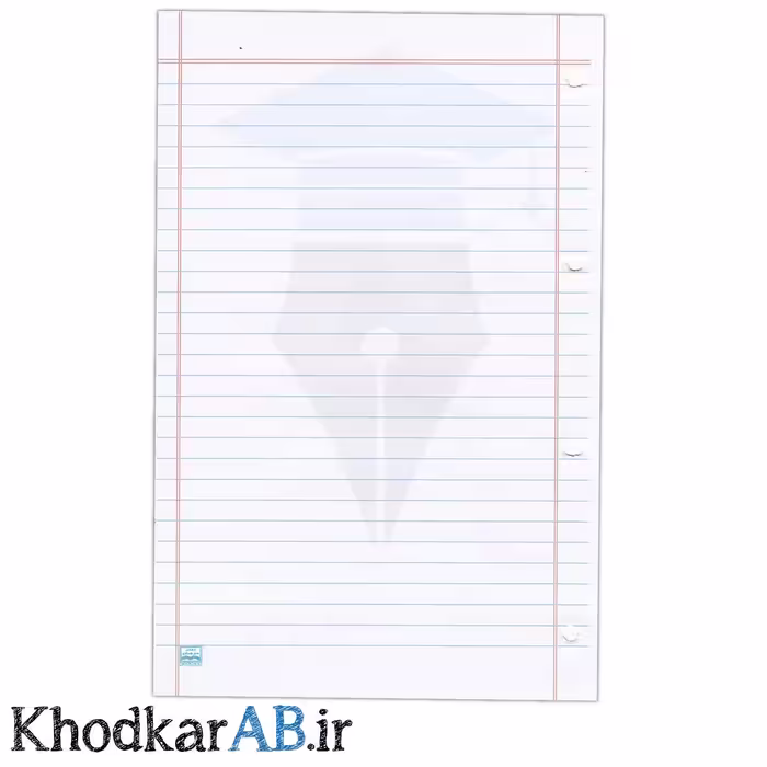 برگه کلاسور 4 سوراخه مرجان بسته 100 برگی