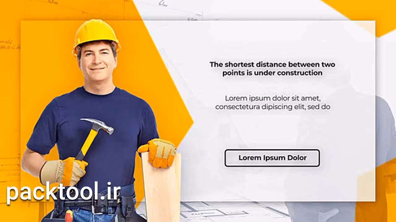 دانلود پروژه آماده افتر افکت معرفی شرکت Building Company Portfolio - پک تول