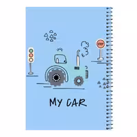 دفتر مشق 80 برگ اس جی مدل تراکتور