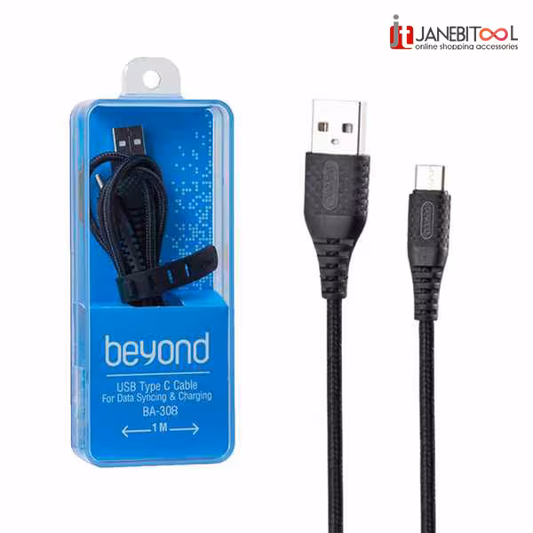 کابل تبدیل USB به USB-C بیاند مدل BA-308 طول 1 متر