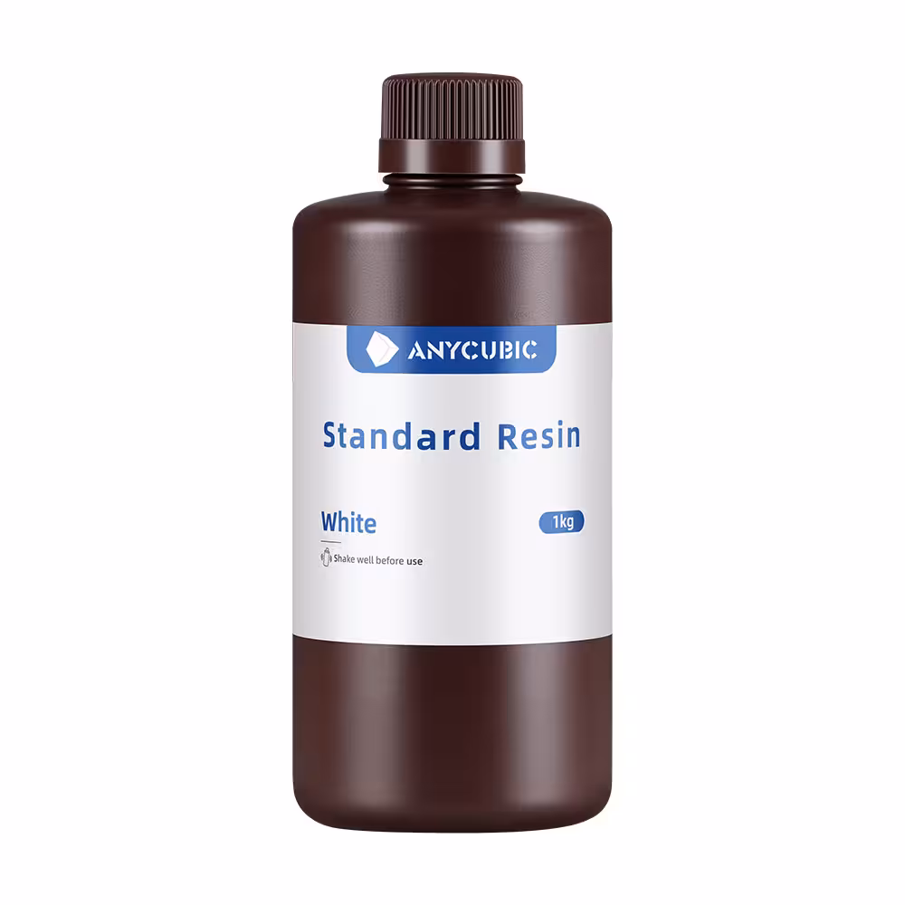 رزین استاندارد سفید برند انیکیوبیک Anycubic Resin Standard