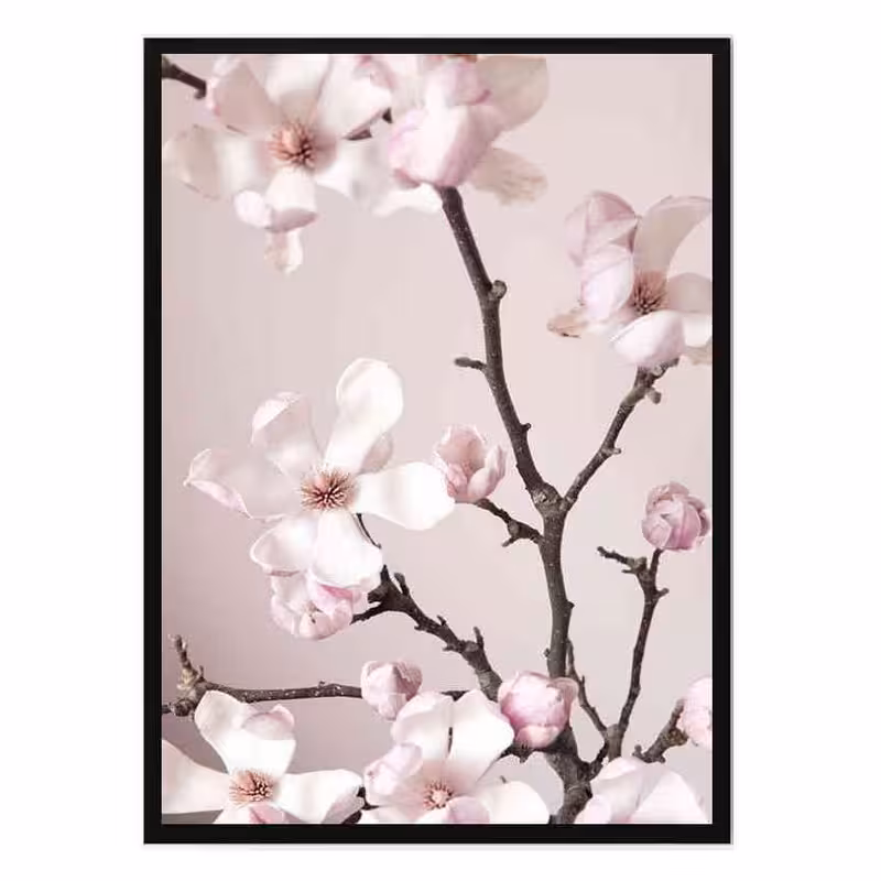 تابلو مدل گل صورتی بهاری کد 248901104 | دنیای قاب