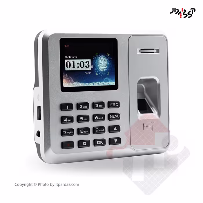 دستگاه حضور و غیاب تیمی TIMMY مدل EC-100 با اثر انگشت، کارت RFID و منوی فارسی
