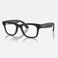 قیمت و خرید عینک هوشمند فریم مشکی براق با لنز روشن/سبز ری بن مدل META WAYFARER اورجینال