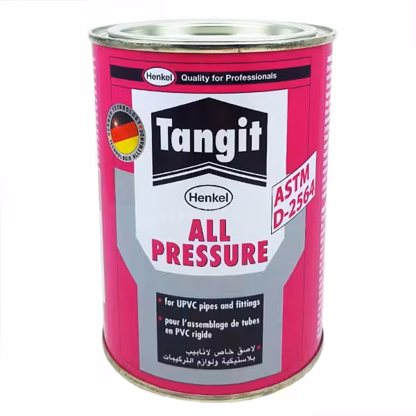 چسب پی وی سی فشار قوی تانگیت 500 گرمی