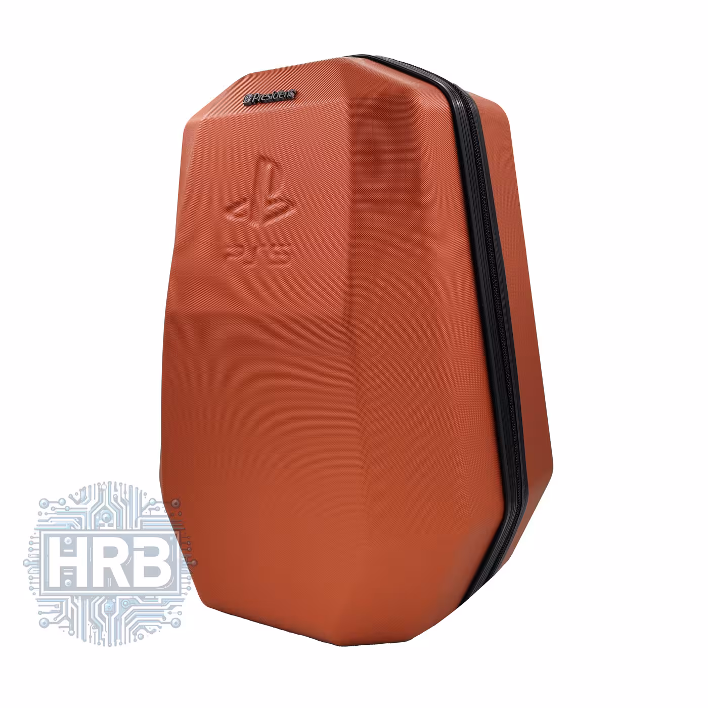 کوله پشتی ضد ضربه President مخصوص PS5 Slim | نارنجی گداخته