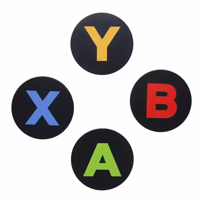 ست چهار عددی کاستر فلز ی طرح ایکس باکس