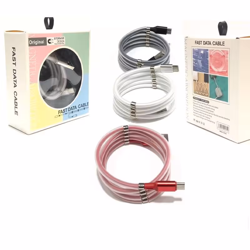 کابل آیفون جمع شونده مغناطیسی Lightning