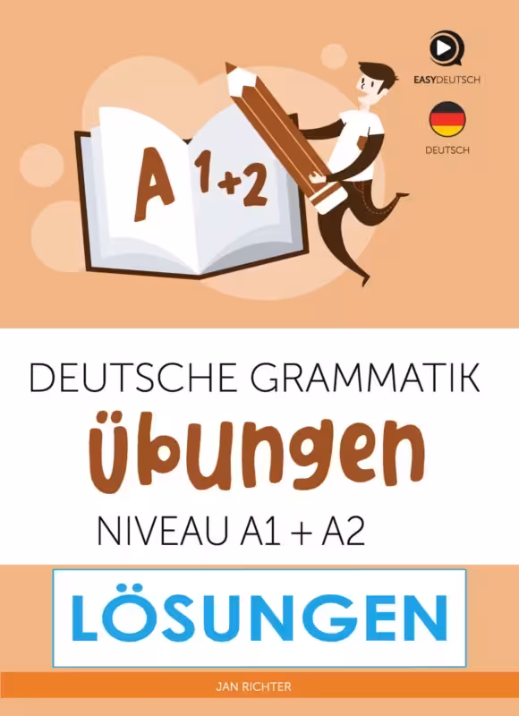 دویچ گراماتیک اوبونگن لوزونگن A1-A2 | کتاب آلمانی Deutsche Grammatik ubungen A1-A2 Losungen