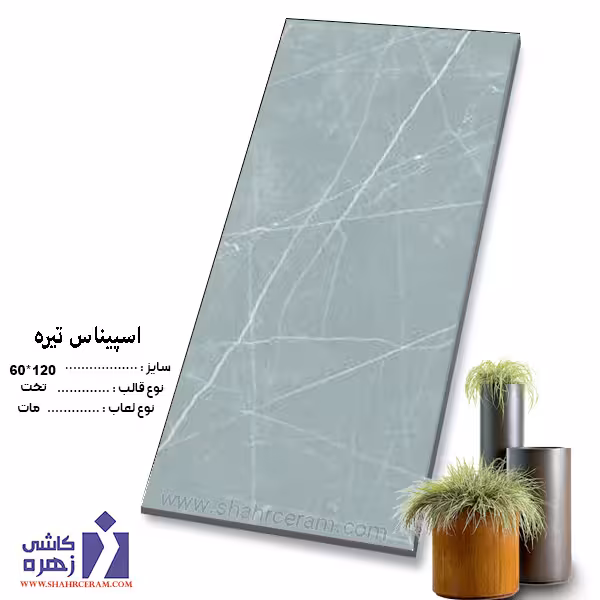 سرامیک اسپیناس تیره 120*60 کاشی زهره