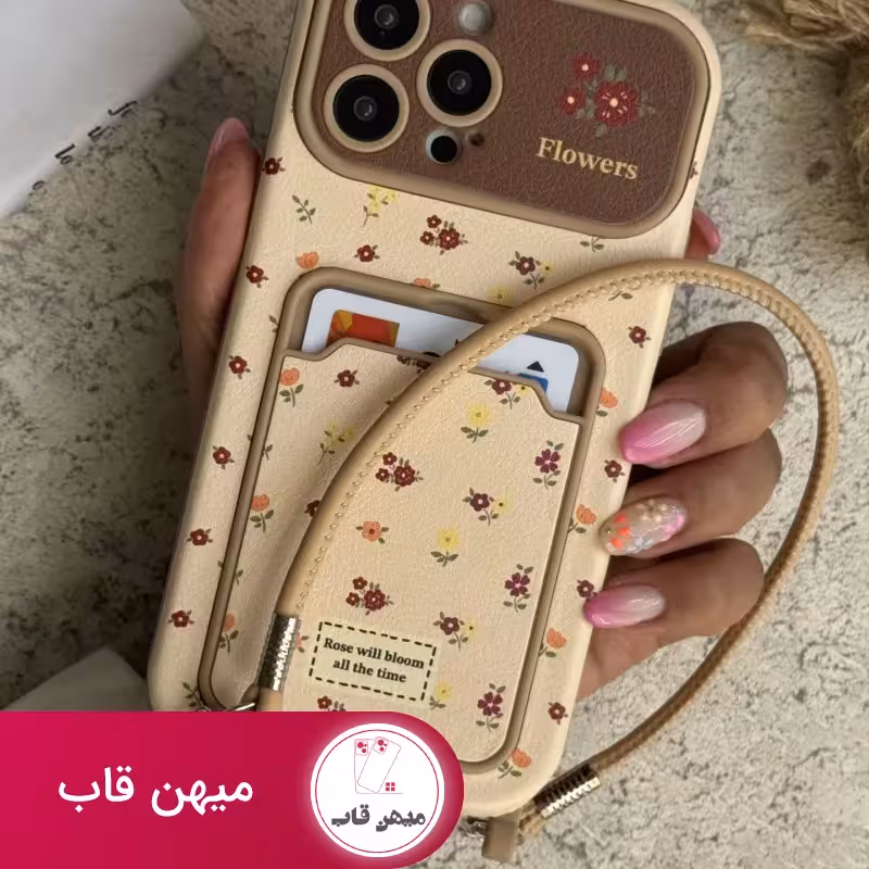 قاب موبایل گل رز فیوره جاکارتی   بندست - کد (82480)