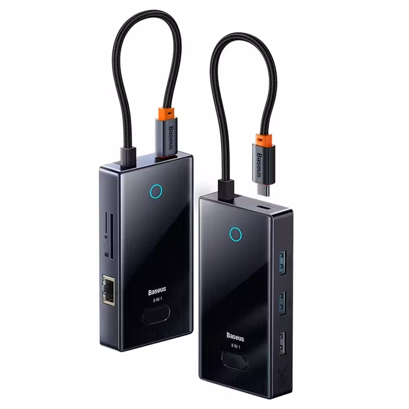 هاب 8 پورت Type-C باسئوس Focus Series WKYY030313