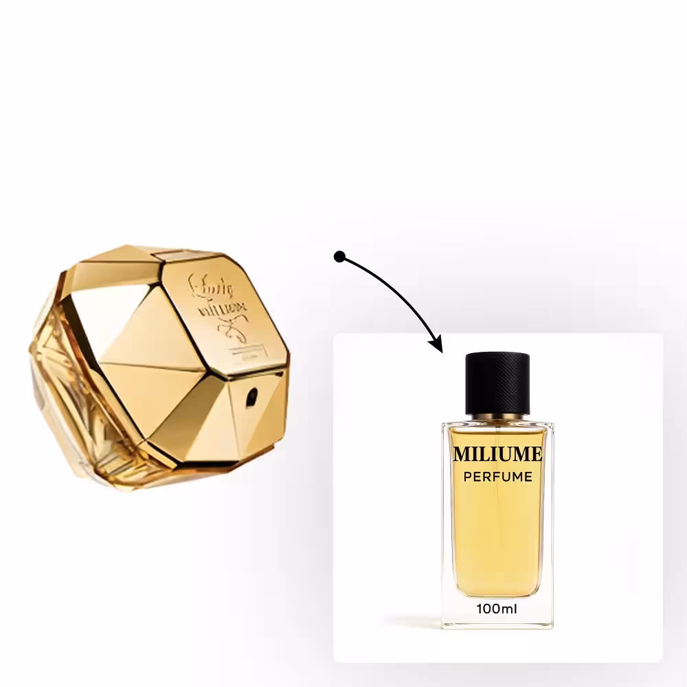اسانس عطر Paco Rabanne Lady Million Absolutely Gold برند sfa - کد 1922 - پاکو رابان لیدی میلیون ابسولوتلی گلد 100ML - میلیوم پرفیوم