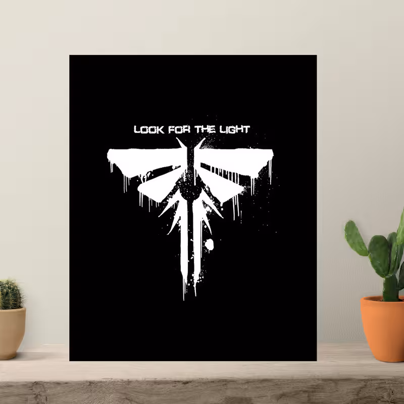 تابلو شاسی مدل گیمینگ لست اف اس فایرفلای last of us  کد 1271 | دنیای قاب