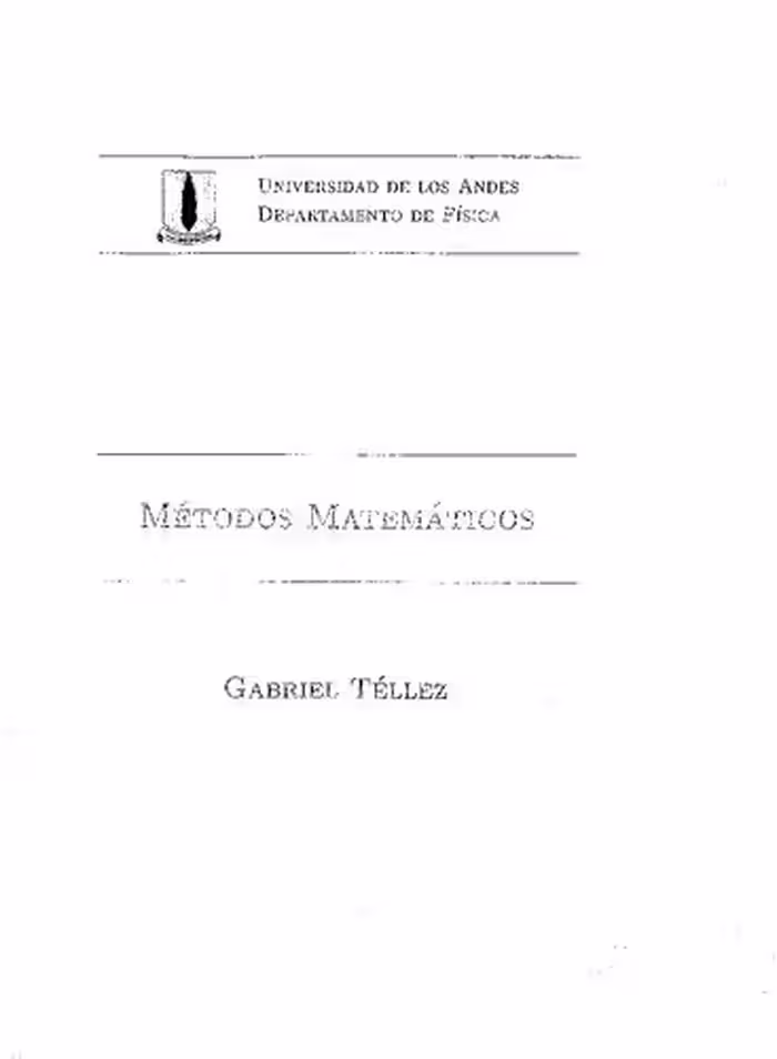 خرید و دانلود نسخه کامل کتاب Metodos matematicos
