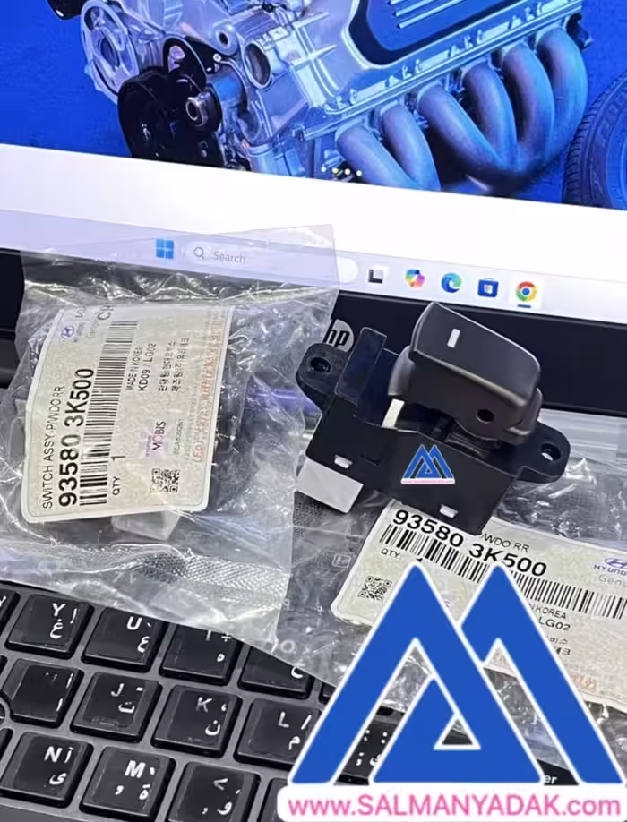 کلید شیشه بالابر سوناتا 935803K500  NF