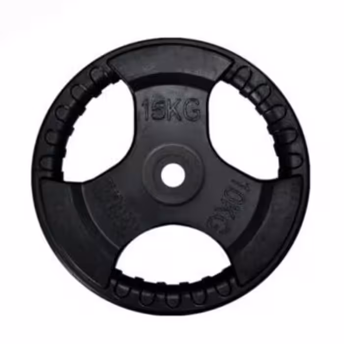 صفحه هالتر فرمونی 15 کیلویی تمام مشکی خانگی (قطر 30 میل)