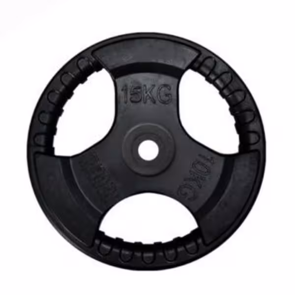 صفحه هالتر فرمونی 15 کیلویی تمام مشکی خانگی (قطر 30 میل)