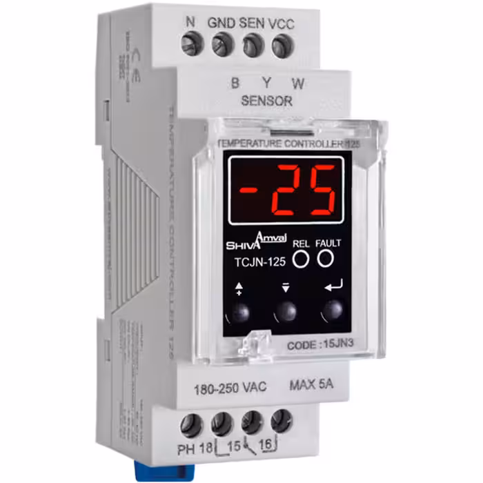 ترموستات 125…50- درجه سانتیگراد سری N مدل TCJN-125 – 15JN3 شیوا امواج
